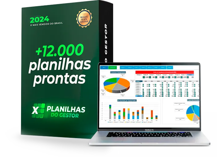 Mega Kit com 12 Mil Planilhas Excel Prontas Para Uso e 100% Editáveis